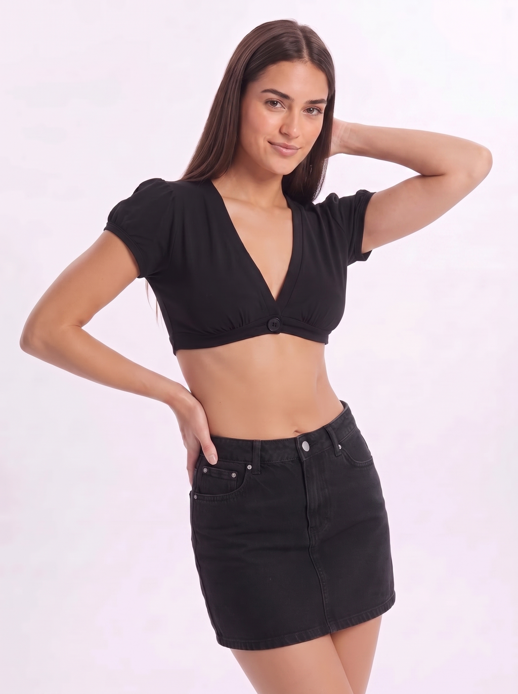 MAYA BUTTON CROP