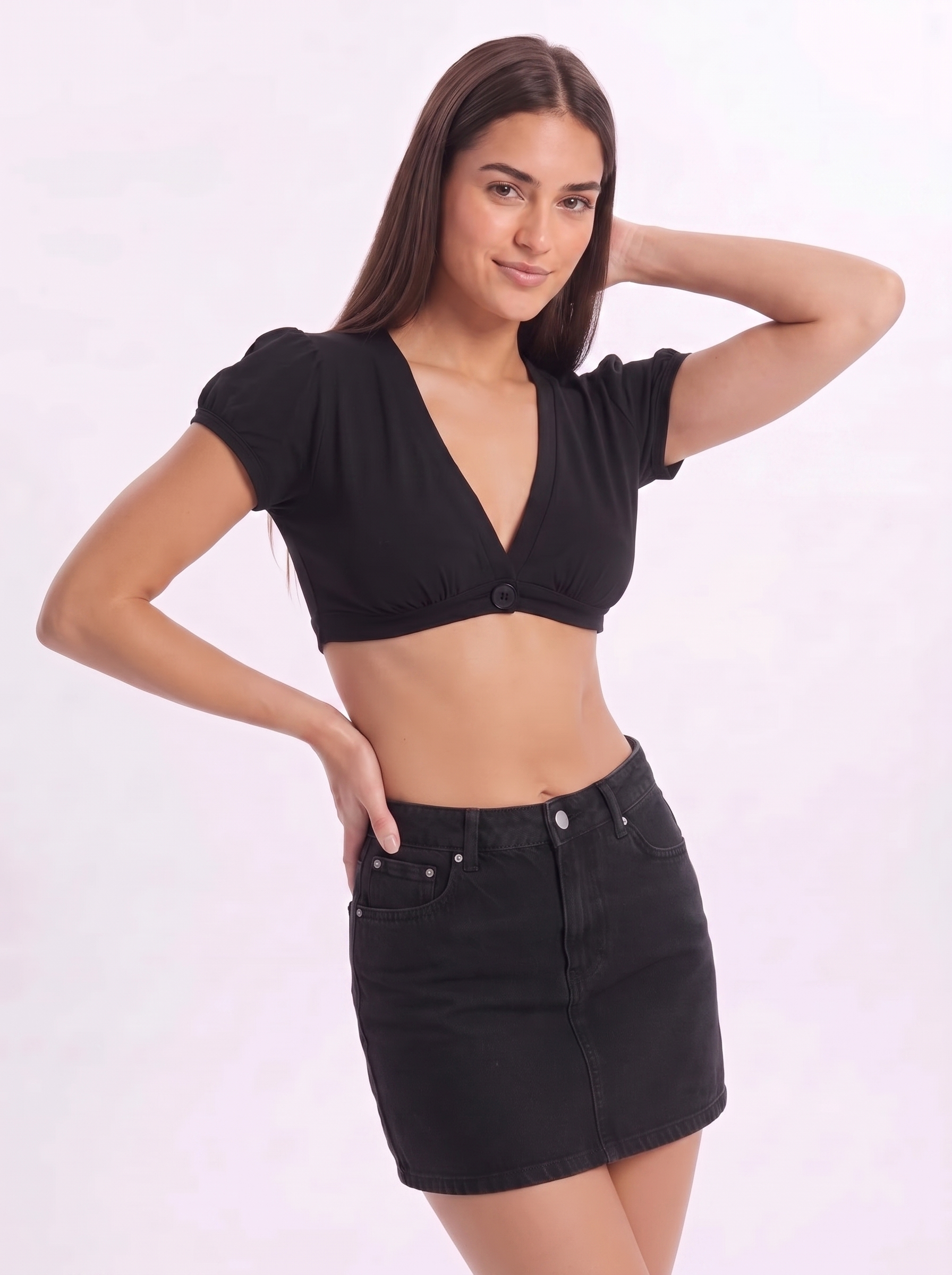 MAYA BUTTON CROP