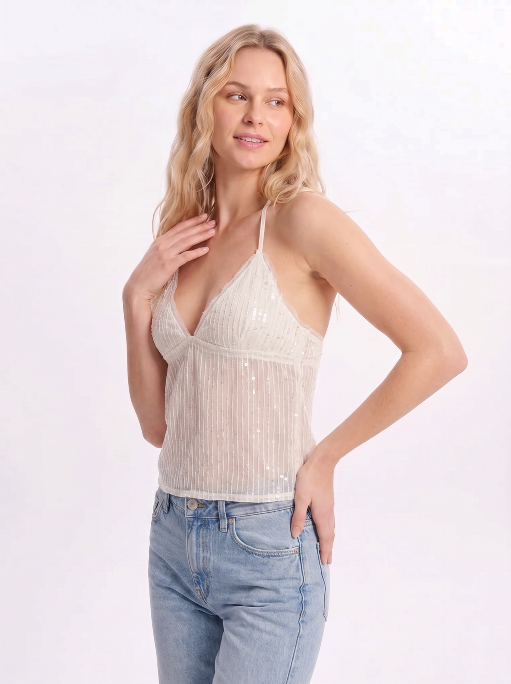 LUNA SEQUIN CAMI