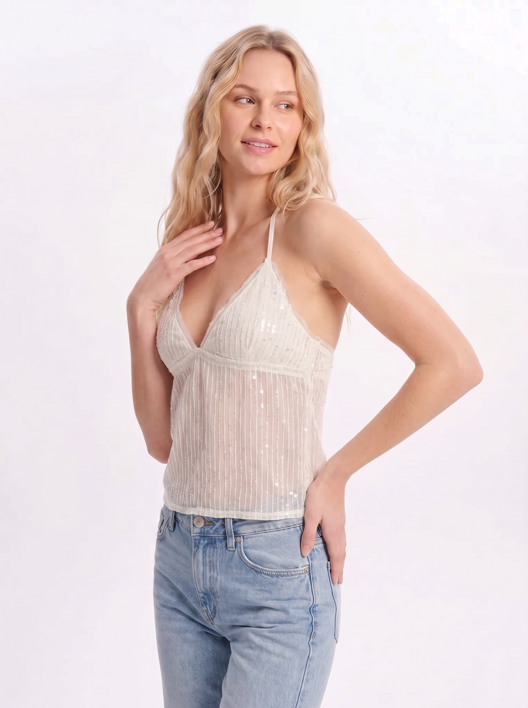 LUNA SEQUIN CAMI