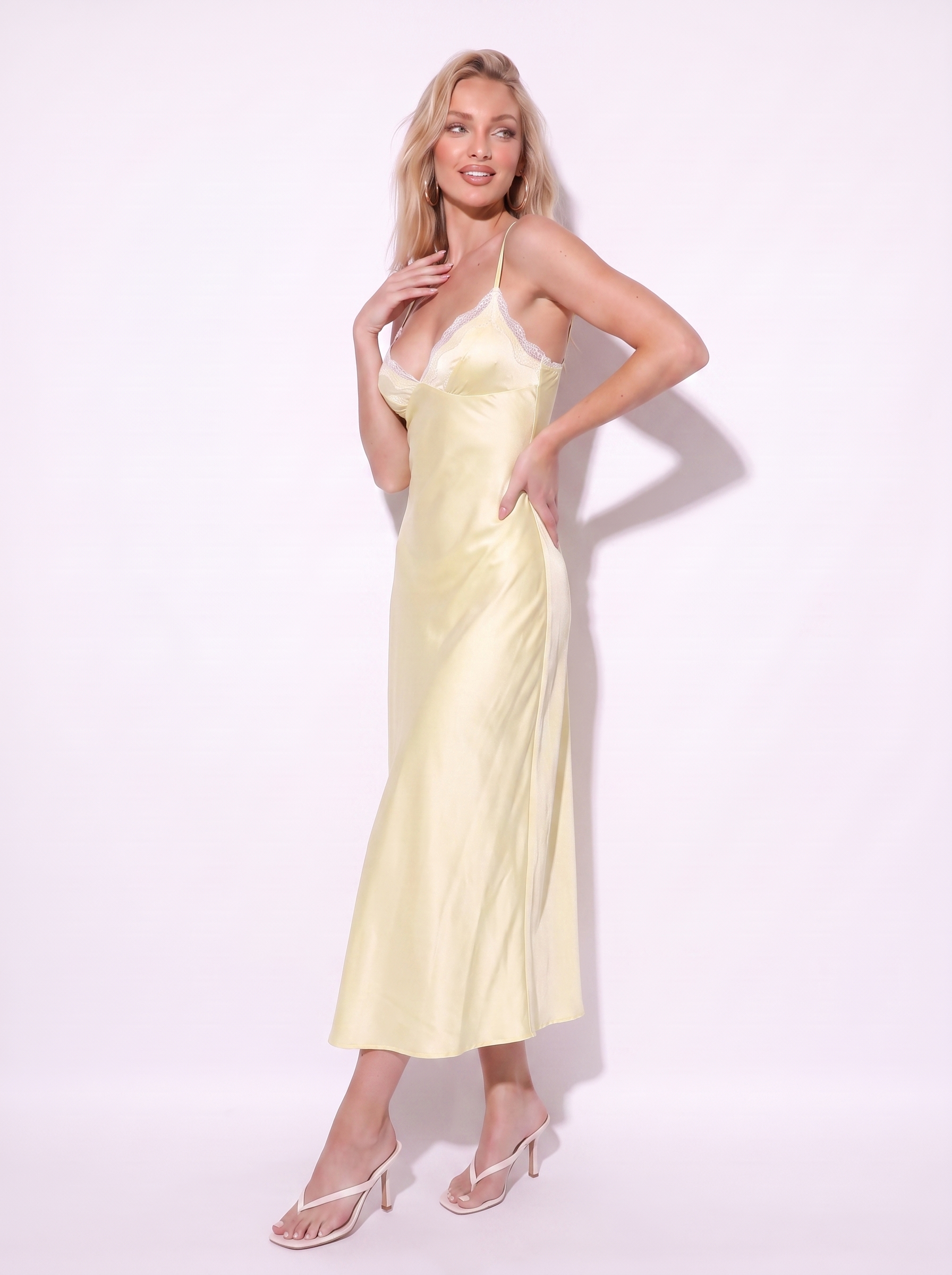 LEA BUTTER MAXI DRESS