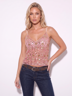 LANA EMBELLISHED CAMI TOP