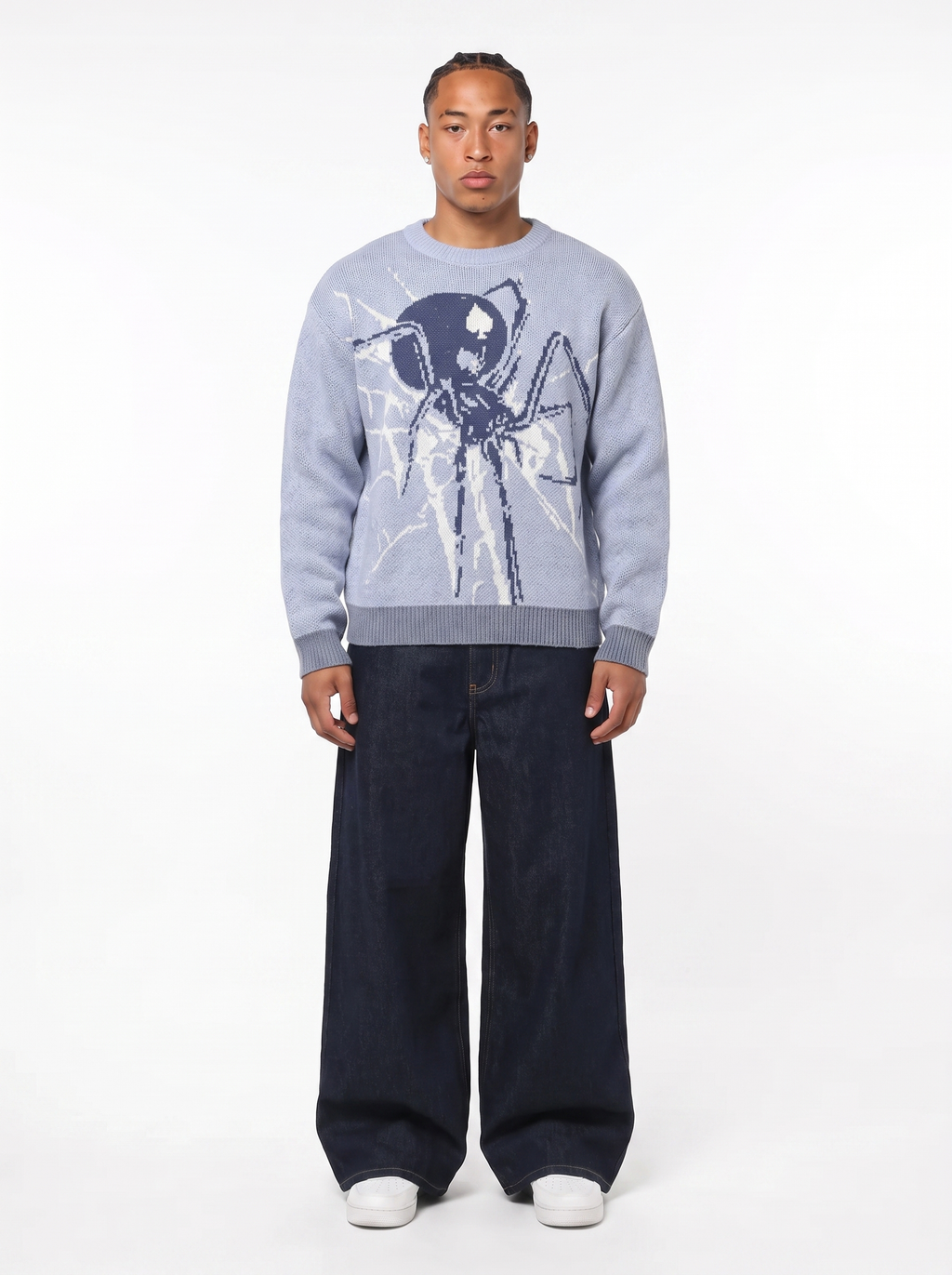 SPIDER WEB KNIT SWEATER