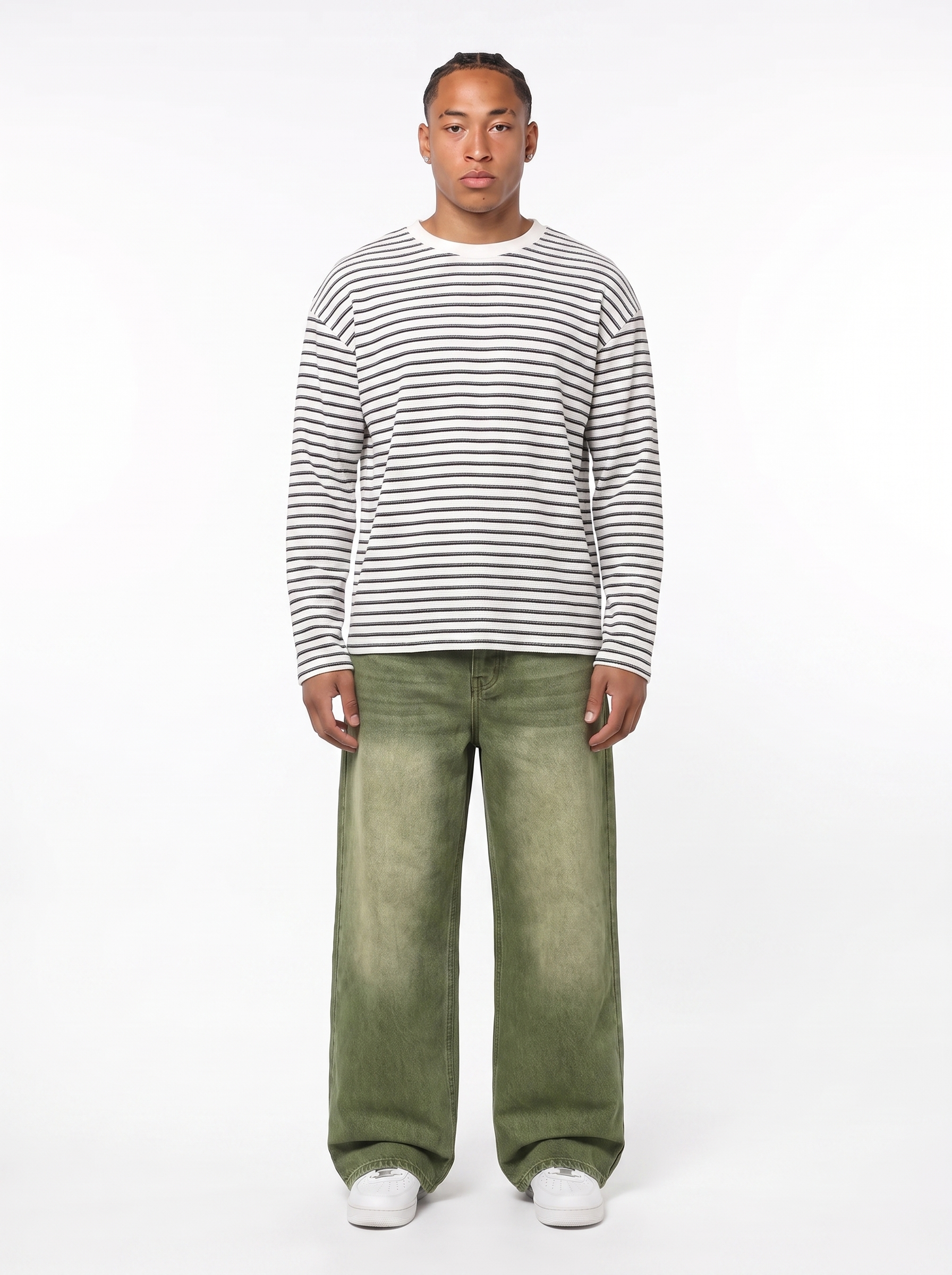 STRIPED KNIT LONG SLEEVE