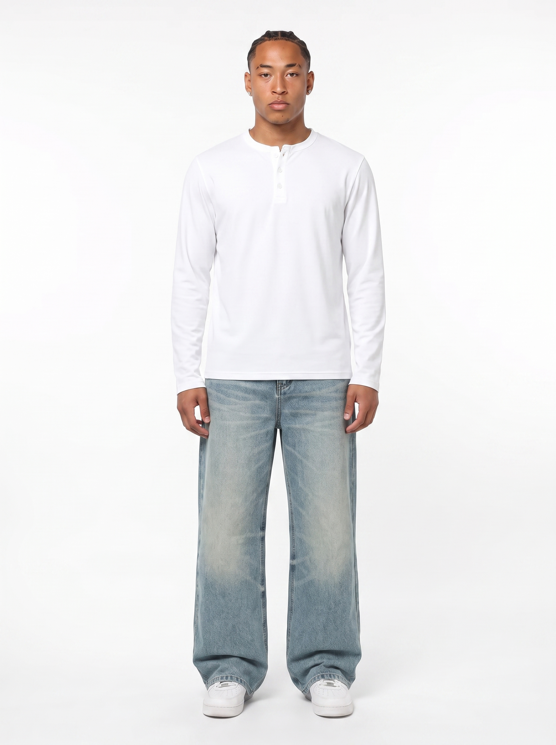 LONG SLEEVE HENLEY