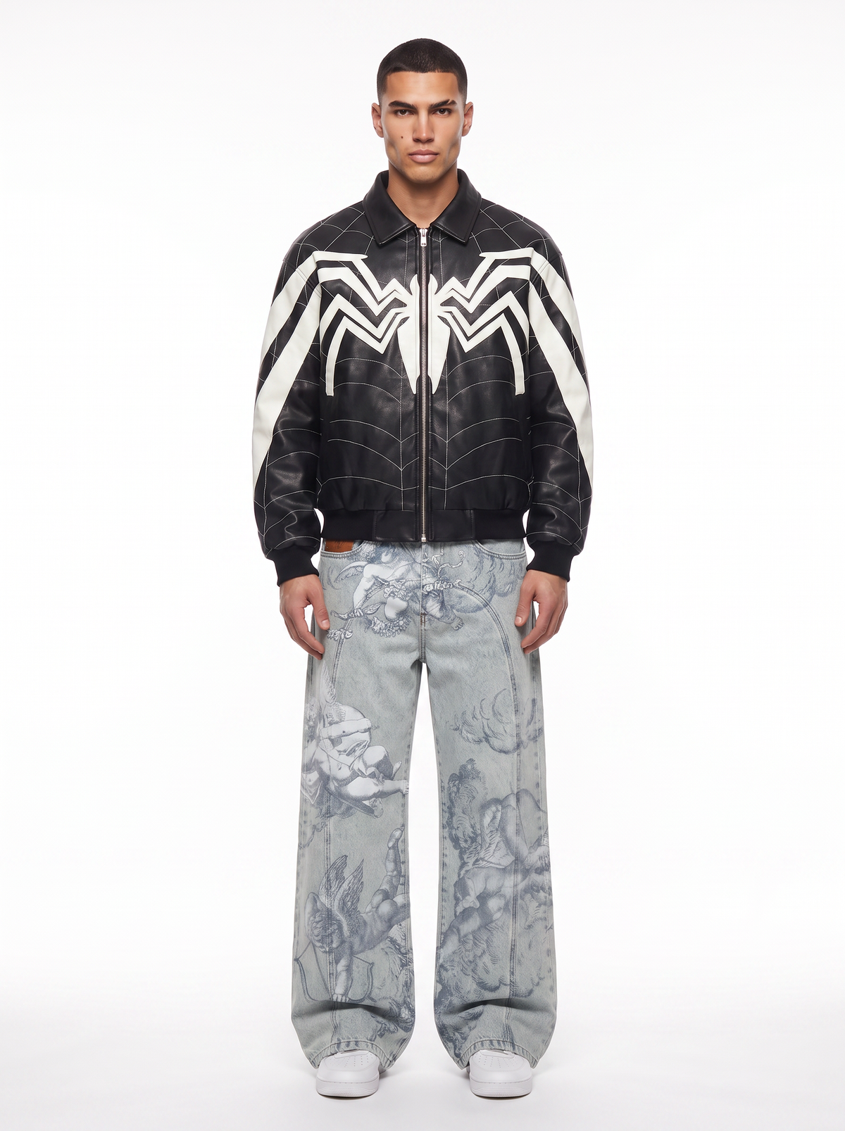 VENOM LEATHER BOMBER