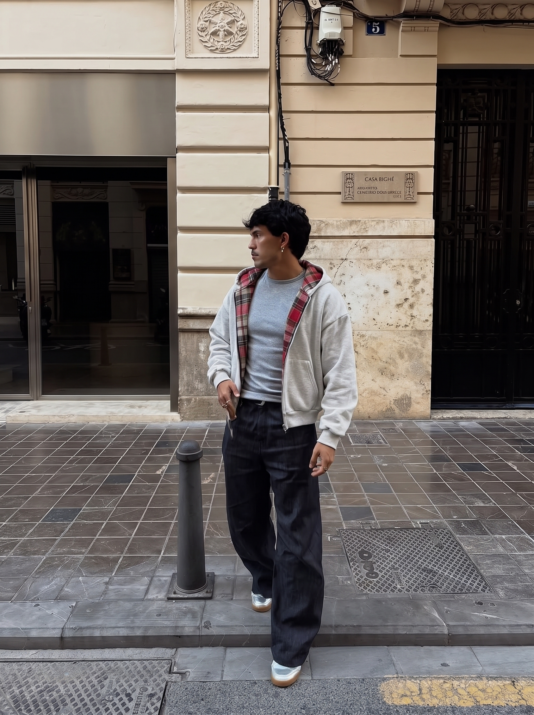 REVERSIBLE FLANNEL JACKET
