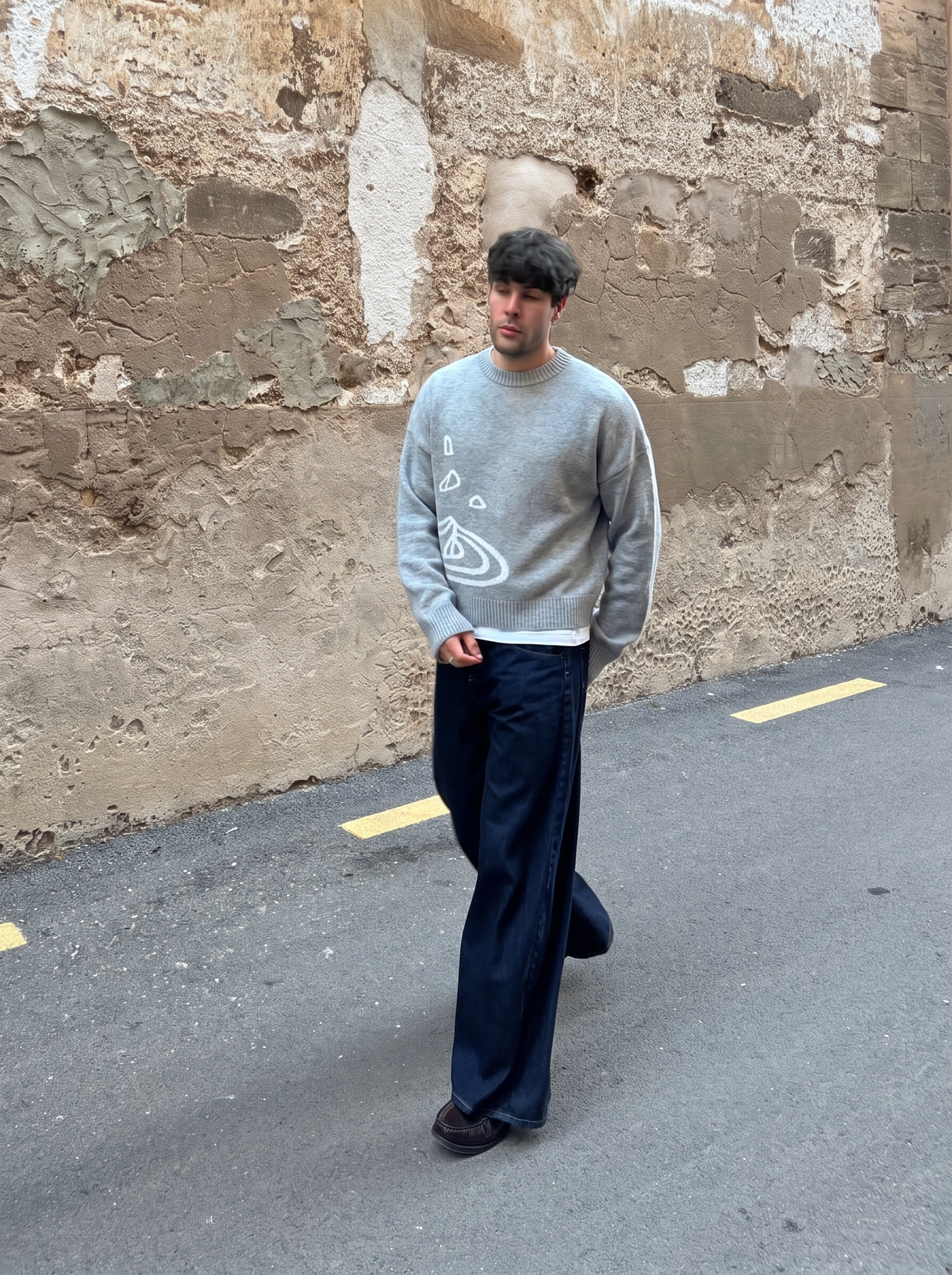 ORB JACQUARD KNIT SWEATER