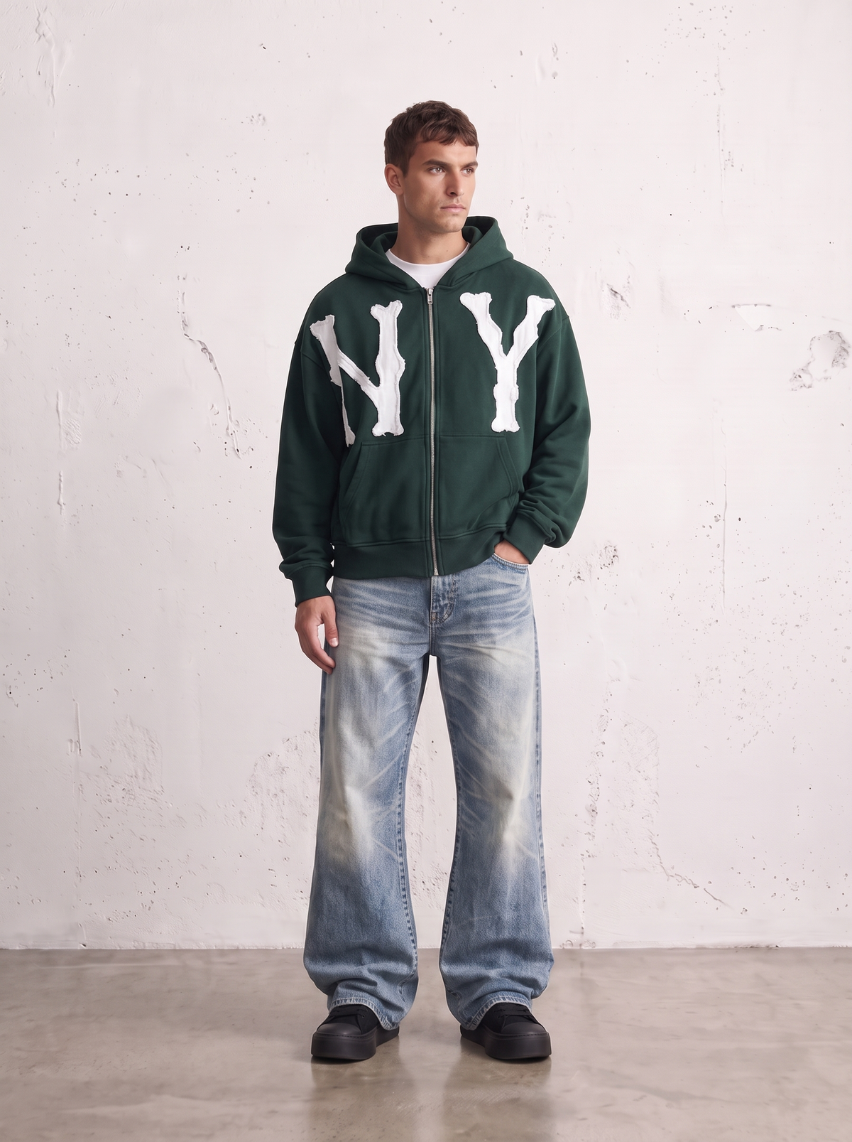 NY ZIP HOODIE